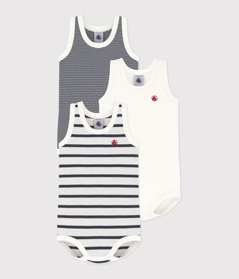 Lot de 3 bodies sans manches b&eacute;b&eacute;