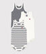 Set van 3 mouwloze body's voor baby's
