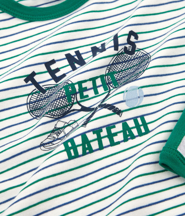 Jongenspyjama wit/multicouleur