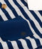 Polo rayé manches longues en coton enfant garçon bleu MEDIEVAL/ FUMEE