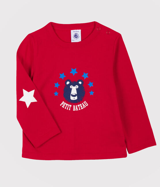 Tee-shirt bébé garçon rouge TERKUIT