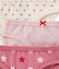 Trio de culottes petite fille variante 1