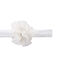 Haarband met bloem voor meisjes wit MARSHMALLOW