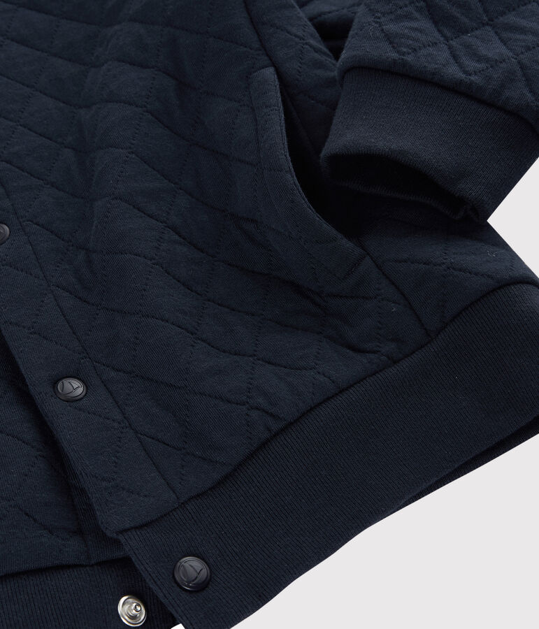 Tubic cardigan in teddy-stijl voor jongens blauw SMOKING