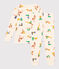 Pyjama imprimé motif animaux en coton enfant blanc AVALANCHE/ MULTICO