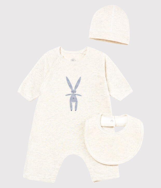 Geschenkdoos met 3 uniseks babystukken multicouleur