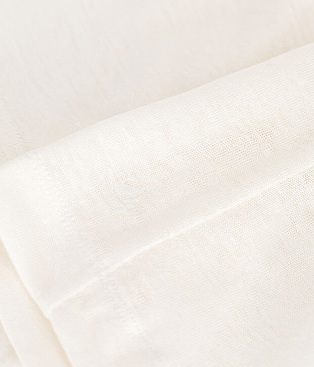 L'Iconique, T-shirt voor dames in linnen wit