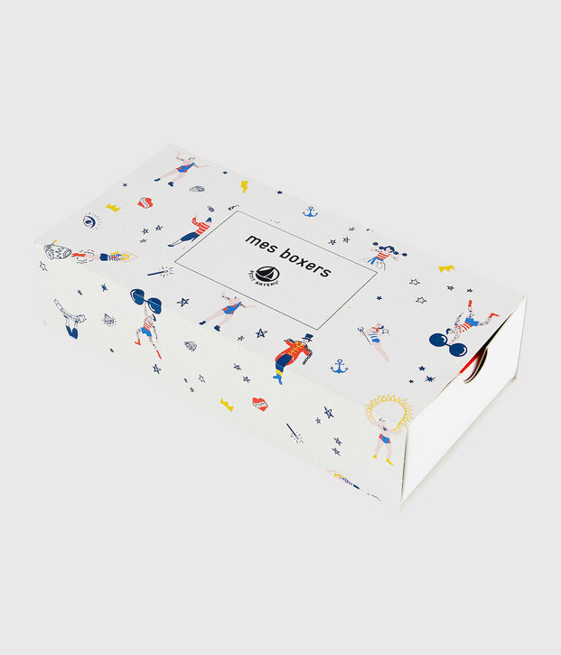 Set van 5 boxershorts voor jongens met feestelijke print multicouleur