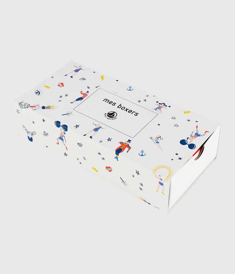 Lot de 5 boxers imprim&eacute; festif petit gar&ccedil;on multicouleur