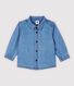 Licht denim overhemd met lange mouwen voor babyjongens
