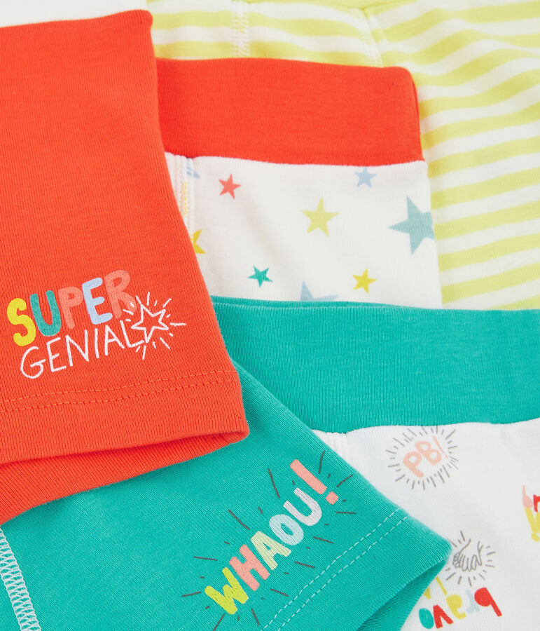 Set van 5 boxershorts voor jongens multicouleur