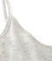 Chemise à bretelles femme en coton léger gris BELUGA CHINE