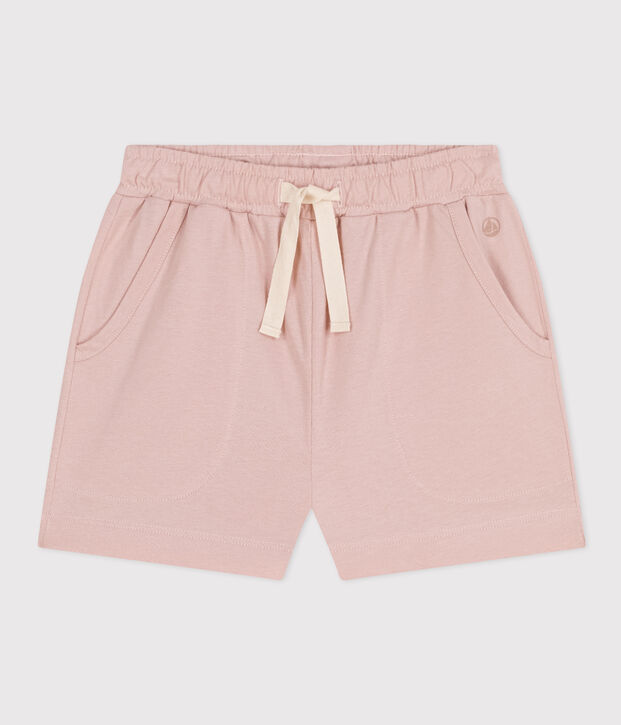 Katoenen short voor meisjes roze