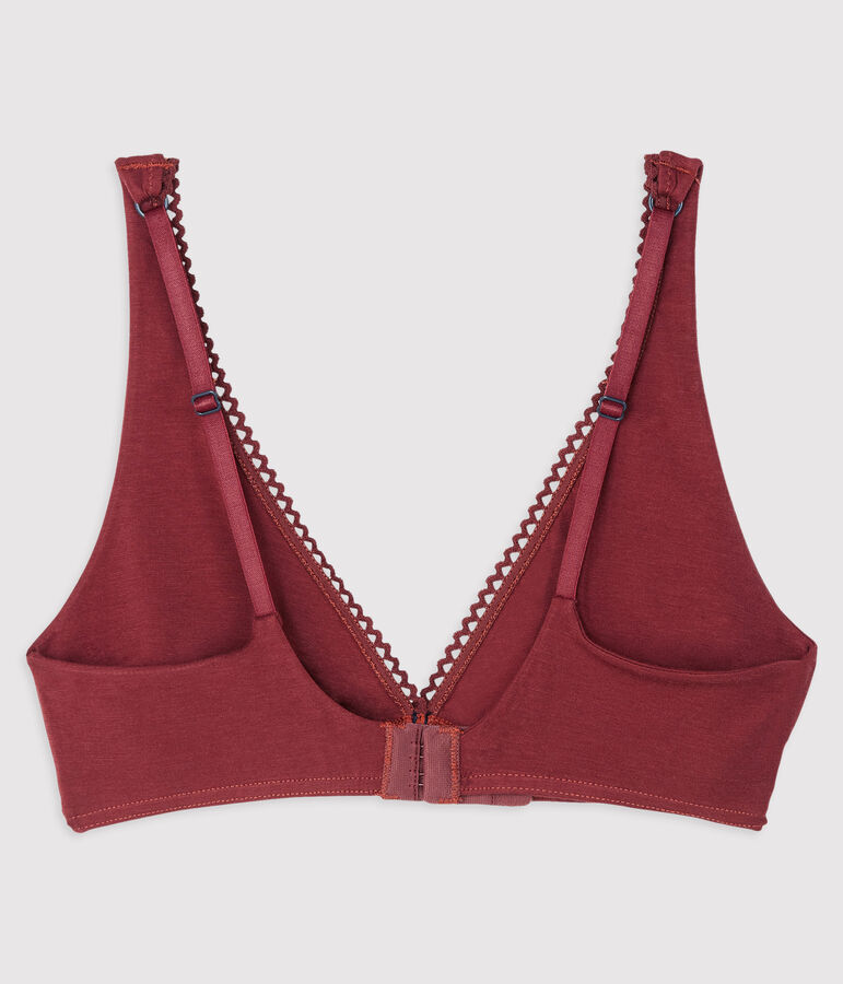 Soutien-gorge triangle femme rouge