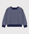 Sweatshirt en molleton enfant fille / garçon CHALOUPE/ MARSHMALLOW