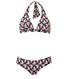 Maillot de bain 2 pièces femme imprimé