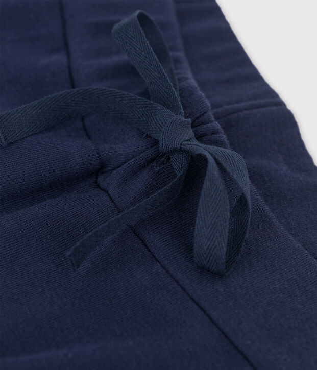 Pantalon en coton BIO Femme bleu marine