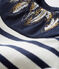 Vernieuwde marinetrui babymeisje beige COQUILLE/blauw SMOKING CN