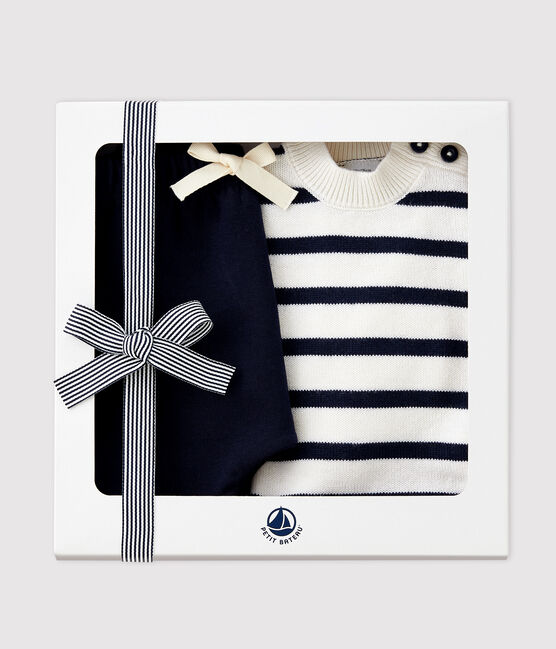 Coffret cadeau bébé pull et pantalon variante 1