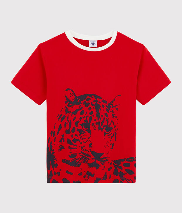 Tee-shirt enfant garcon rouge