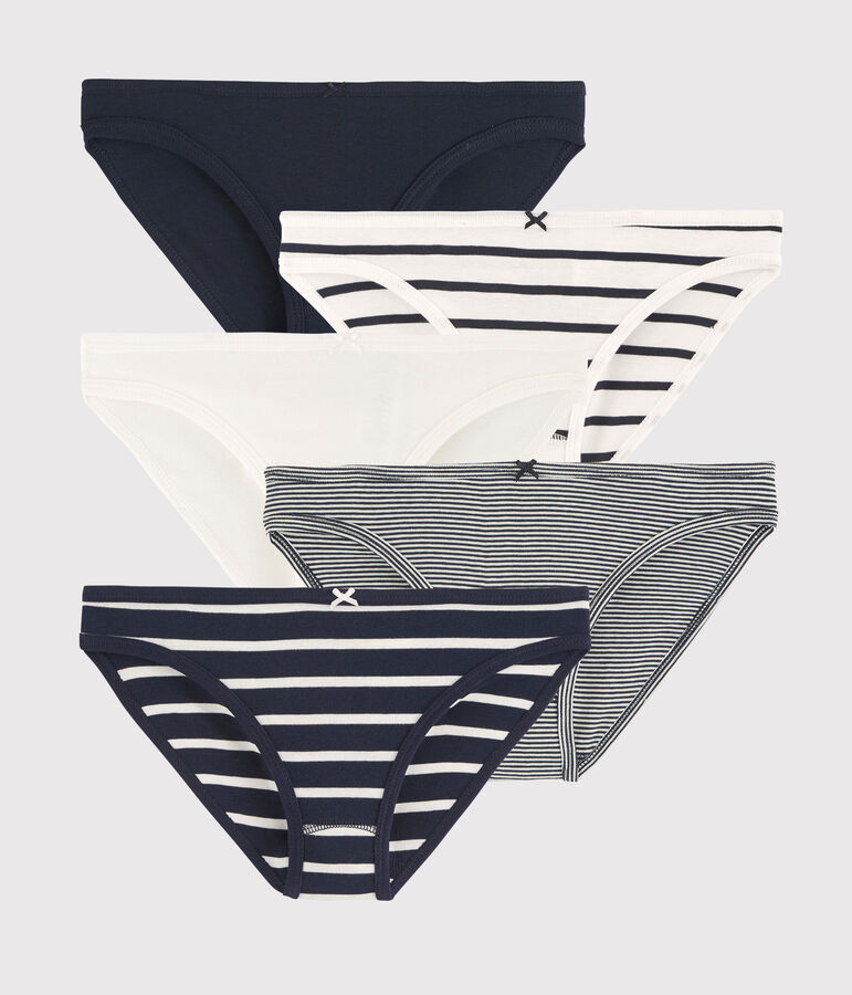 Set 5 onderbroeken Dames multicouleur