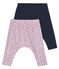 Verrassingsset met 2 leggings voor baby meisje variante 1