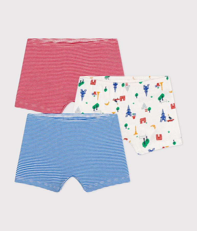 Lot de 3 shorties Paris en coton enfant variante 1