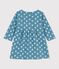 Jurk in jersey met lange mouwen voor baby's POLOCHON/ MULTICO