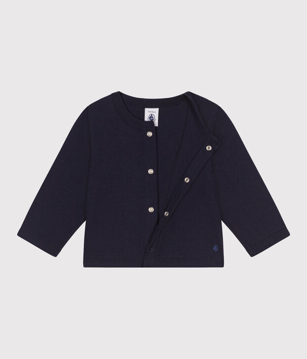 Cardigan en coton b&eacute;b&eacute; bleu