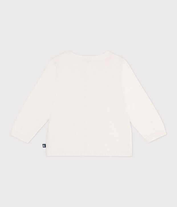 Katoenen vestje voor baby's wit