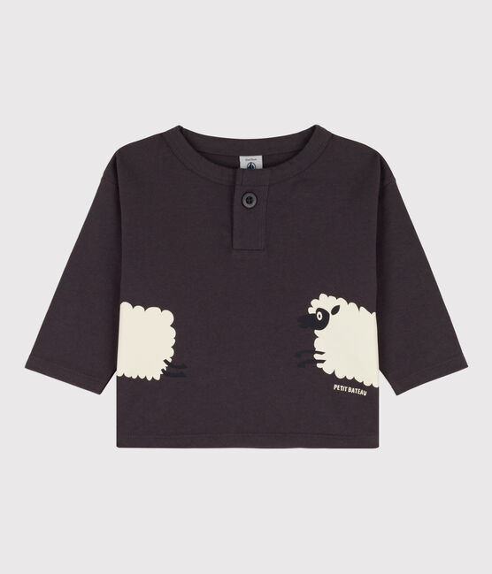 Tee-shirt manches longues bébé en coton gris DUMBO