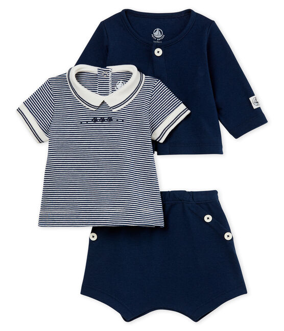 Ensemble 3 pièces court bébé garçon variante 1