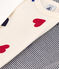 Lot de 3 bodies manches courtes coeurs en coton variante 1
