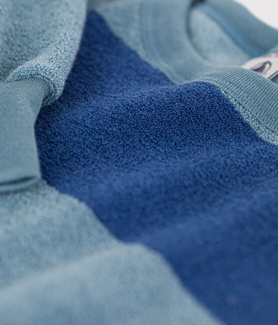 Sweatshirt in bouclébadstof voor meisjes/jongens CREPUSCULE/ ROVER