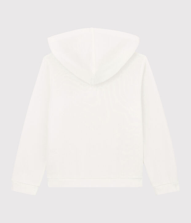 T-shirt met capuchon meisjes kinderen wit