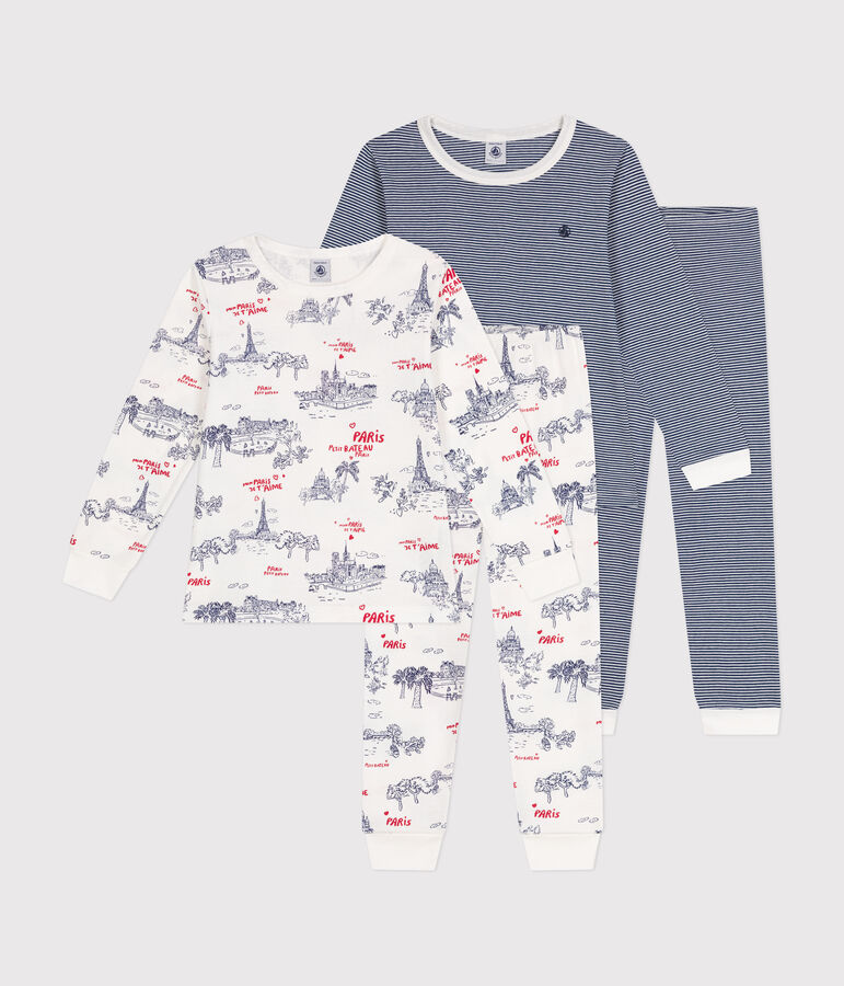 Set met 2 katoenen pyjama's voor kinderen variante 1