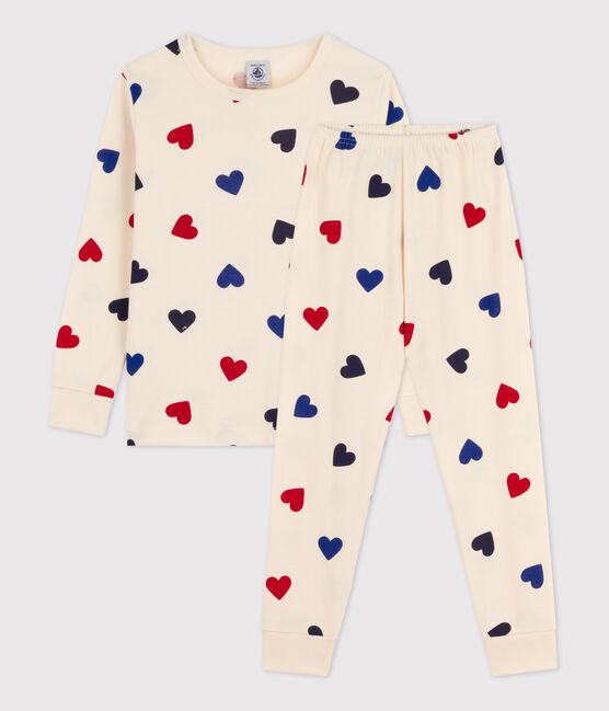 Pyjama en coton enfant blanc AVALANCHE/ MULTICO