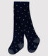 Collant à pois bébé fille