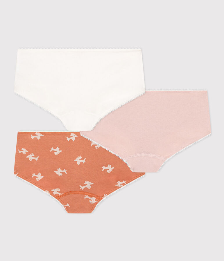 Set van 3 shorty's met hondenprint voor meisjes in katoen multicouleur