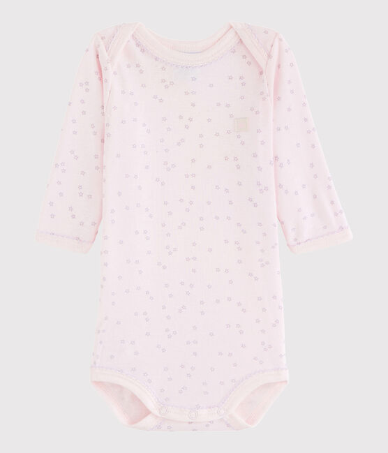 Body manches longues bébé fille rose VIENNE/ SILENE