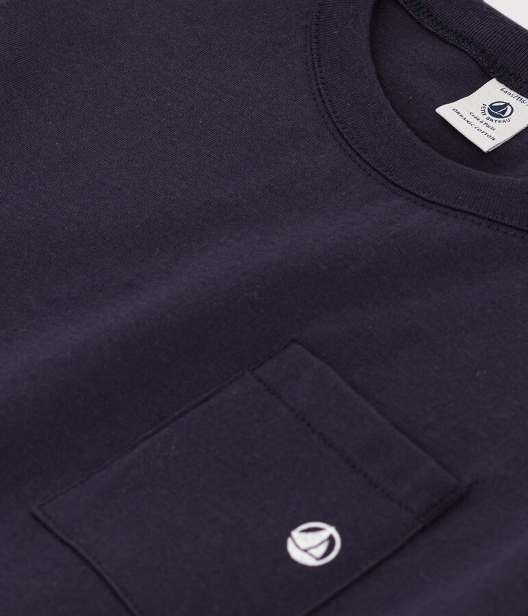 T-shirt met korte mouwen voor jongens blauw