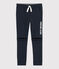 Pantalon de sport enfant garçon bleu SMOKING