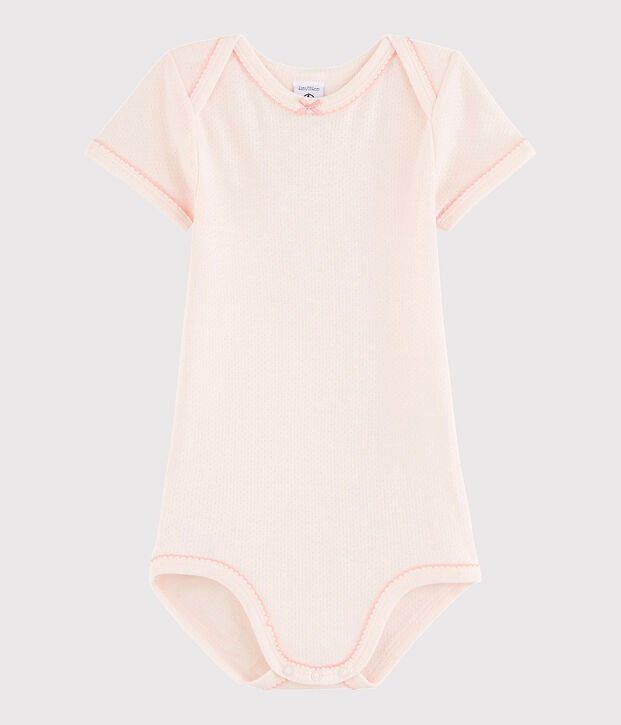 Rompertje met korte mouwen babymeisje FLEUR