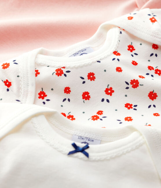 Lot de 3 bodies bébé en coton biologique. variante 1