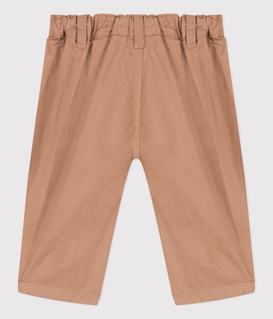 Babybroek in stevige keperstof beige VINTAGE