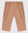 Babybroek in stevige keperstof beige VINTAGE