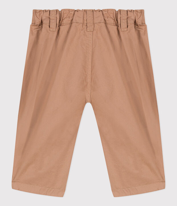 Pantalon b&eacute;b&eacute; en serge craquante beige