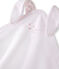 Doudou bébé rose VIENNE/blanc ECUME