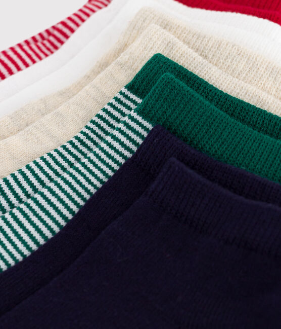 5 paires de chaussettes enfant rayées en coton variante 1