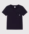T-shirt met korte mouwen voor jongens blauw SMOKING